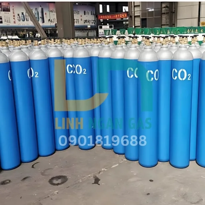 Bình chứa khí CO2 lỏng được thiết kế đặc biệt để đảm bảo an toàn và duy trì trạng thái lỏng của CO2