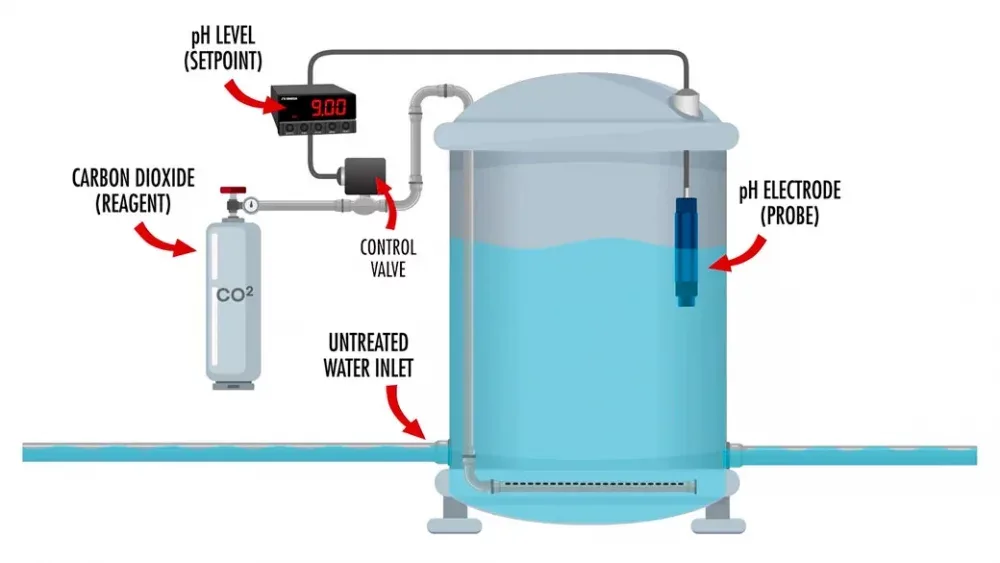 Ứng dụng khí CO2 lỏng trong hệ thống xử lý nước cho ngành thực phẩm