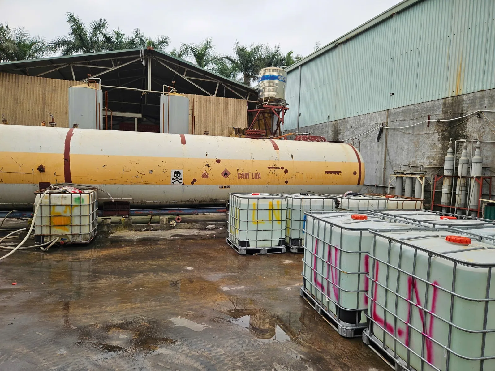 Xưởng sản xuất dung dịch NH4OH tại Bắc Ninh